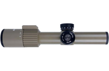 Image of Monstrum Alpha Series 1-6x24 First Focal Plane FFP Rifle Scope with MOA Reticle, Flat Dark Earth, GA1624-FDE