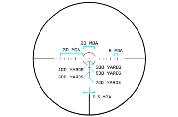 Image of Monstrum Banshee ED 1-8x24mm LPVO 30mm Tube Rifle Scope w/ Offset Scope Mount, Second Focal Plane