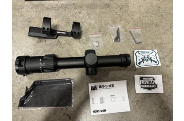 Image of Monstrum Banshee ED 1-10x24mm LPVO 30mm Rifle Scope w/Offset Scope Mount, Second Focal Plane