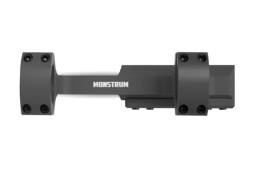 Image of Monstrum Extended Series Offset Cantilever Picatinny Scope Mount - 30mm, Black, 30 mm, ME308-B