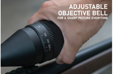 Image of Monstrum Guardian 4-9x50mm w/ Parallax Adjustment AO Rifle Scope, 1in Tube Second Focal Plane, Black, SG3950-AO-B