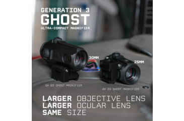 Image of Monstrum Ghost G3 5x30mm Magnifier w/ Flip-to-Side Mount