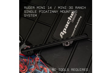 Image of Monstrum Ruger Mini 14 / Mini 30 Ranch Single Picatinny Rail Mount