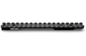 Image of Monstrum Picatinny Rail Mount Round Back Receiver Rifles, For Savage AccuTrigger, Black, RM137