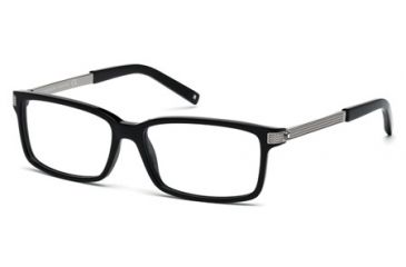 Image of Mont Blanc MB0480 Eyeglass Frames - Shiny Black Frame Color