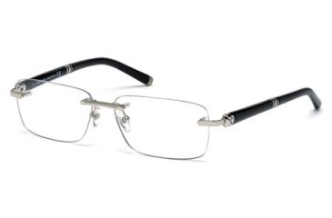 Image of Mont Blanc MB0483 Eyeglass Frames - Shiny Palladium Frame Color