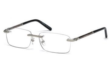 Image of Mont Blanc MB0492 Eyeglass Frames - Shiny Palladium Frame Color