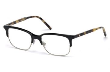 Image of Mont Blanc MB0552 Eyeglass Frames - Black Frame Color