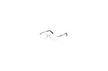 Image of Mont Blanc MB0670 Eyeglass Frames - Shiny Light Ruthenium Frame Color