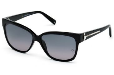 Image of Mont Blanc MB415S Sunglasses - Shiny Black Frame Color