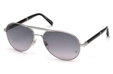 Image of Mont Blanc MB458S Sunglasses - Shiny Palladium Frame Color