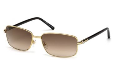 Image of Mont Blanc MB503S Sunglasses - Shiny Endura Gold Frame Color