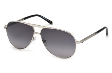 Image of Mont Blanc MB517S Sunglasses - Shiny Palladium Frame Color