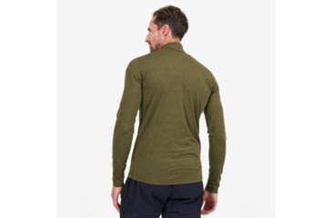 Image of Montane Dart Thermo Zip Neck - Mens, Kelp Green, Medium, MDTZNKELM12