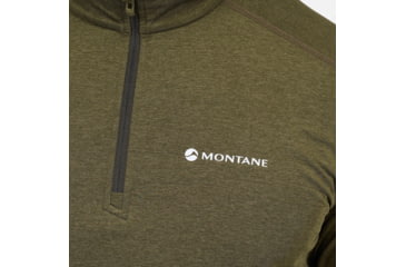 Image of Montane Dart Thermo Zip Neck - Mens, Kelp Green, Medium, MDTZNKELM12
