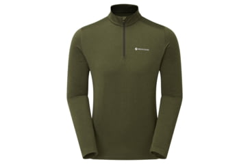 Image of Montane Dart Thermo Zip Neck - Mens, Kelp Green, Medium, MDTZNKELM12