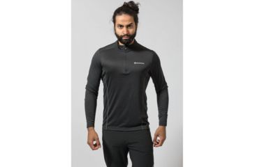 Image of Montane Dart Zip-Neck - Mens, Black, Small, MDAZNBLAB08