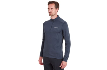 Image of Montane Dart Zip Neck - Mens, Eclipse Blue, Large, MDRZNECLN14