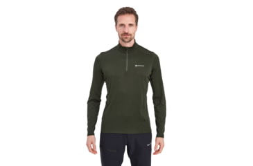 Image of Montane Dart Zip Neck - Mens, Oak Green, Large, MDRZNOAKN15