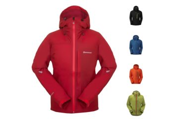 Image of Montane Minimus Jacket - Mens, Alpine Red, Black, Electric Blue, Firefly Orange, Vivid Green