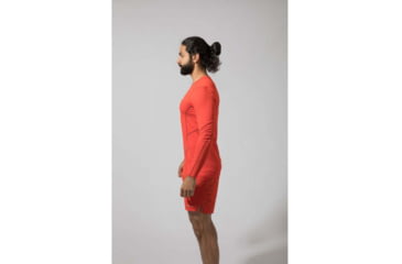 Image of Montane Sabre Long Sleeve T-Shirt - Mens, Flag Red, Extra Small, MSBLSFLAA09