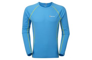 Image of Montane Sonic Long Sleeve T-Shirt, Blue Spark, XXL MSLTSBLUZ3