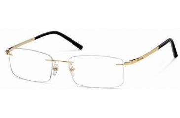 Image of Montblanc MB0293 Eyeglass Frames - Shiny Endura Gold Frame Color
