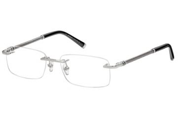 Image of Montblanc MB0391 Eyeglass Frames - Shiny Palladium Frame Color
