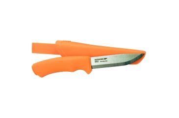 Image of Morakniv Bushcraft Fixed Blade Knife, Orange, 4.3in. Blade, 194903