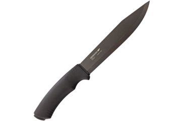 Image of Mora Bushcraft Pathfinder Black Fixed Blade Knife, 6.75in, Carbon Steel FT01545