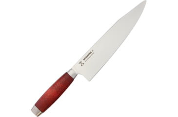Image of Morakniv Classic 1891 Chefs Red Kitchen Knives, 13 1/2in Overall, 9in SS Blade, Red Wood Handle, Red, M-12309