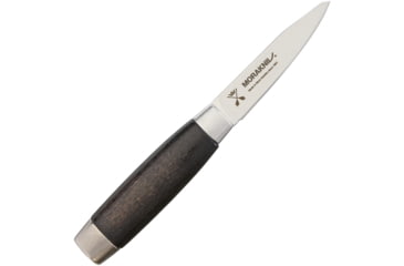 Image of Morakniv Classic 1891 Paring Kitchen Knives, 7 1/2in Overall, 3in SS Blade, Black Wood Handle, Black, M-12317