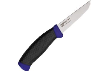 Image of Mora Craftline Flex Knife Fixed Blade Knife, 3.375in, Black, Rubber Handle FT10890
