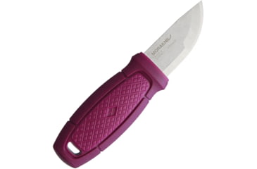 Image of Morakniv Eldris Knife Kit Aubergine Knife, 5.63in Overall, 2.5in Satin SS Blade, Aubergine Two Polymer, M-13212