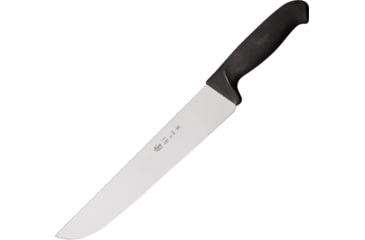 Image of Morakniv Wide Butcher Knife 7250UG Kitchen Knives, 15 3/8in Overall, 9 3/4in High Carbon SS Blade, Black Contoured Propylene Handles, M-11184