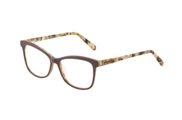 Image of Morgan 201134 Progressive Prescription Eyeglasses, Dark Brown Frame, 201134-4434PR