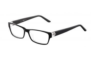 Image of Morgan 201058 Bifocal Prescription Eyeglasses - Black Frame and Clear Lens 201058-6423BI