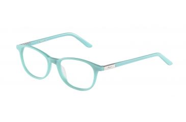 Image of Morgan 201060 Single Vision Prescription Eyeglasses - Green Frame and Clear Lens 201060-6549SV