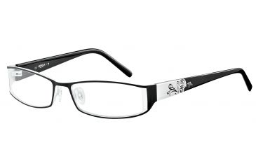 Image of Morgan 203117 Single Vision Prescription Eyeglasses - Black Frame and Clear Lens 203117-416SV