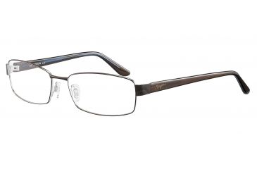 Image of Morgan 203120 Single Vision Prescription Eyeglasses - Brown Frame and Clear Lens 203120-422SV