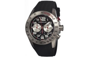 Image of Morphic 0702 M7 Series Mens Watch, Back Dial w/ Black Silicone Band, Stainless Steel Case MPH0702