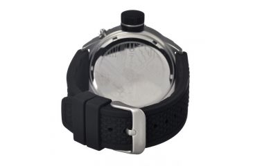Image of Morphic M24 Series Watch,Black Silicone Band,Silver Hand,Black Bezel,Black Analog Dial,Strap Buckle MPH2401