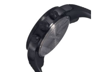 Image of Morphic M26 Series Watch,Black Silicone Band,Red Hand,Black Bezel,Black Analog Dial,Strap Buckle MPH2605