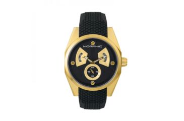 Image of Morphic M34 Series Watch w/ Day/Date - Mens, Gold/Black, One Size, MPH3406