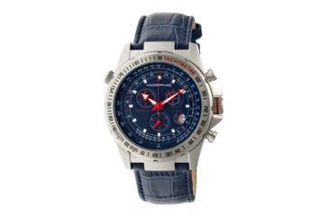 Image of Morphic 3603 M36 Series Mens Watch, 44mm, Blue Strap, Royal Blue Dial MPH3603