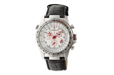 Image of Morphic 3601 M36 Series Mens Watch, 44mm, Black Strap, White Dial MPH3601