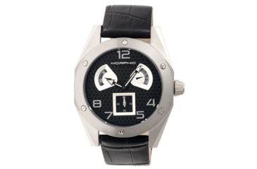 Image of Morphic M42 Series Men's Watches, Silver Case, Black Dial MPH4202