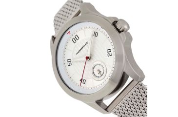 Image of Morphic M80 Series Bracelet Watch w/Date, Silver/White, One Size, MPH8001