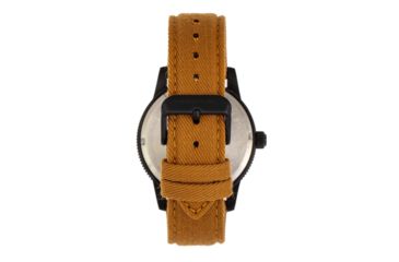 Image of Morphic M85 Series Canvas-Overlaid Leather-Band Watch, Black/Beige, One Size, MPH8503