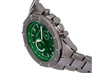 Image of Morphic Morphic M94 Series Chronograph Bracelet Watch w/Date, Green, One Size, MPH9404